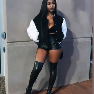 AKIRA Black Quilted Jacket